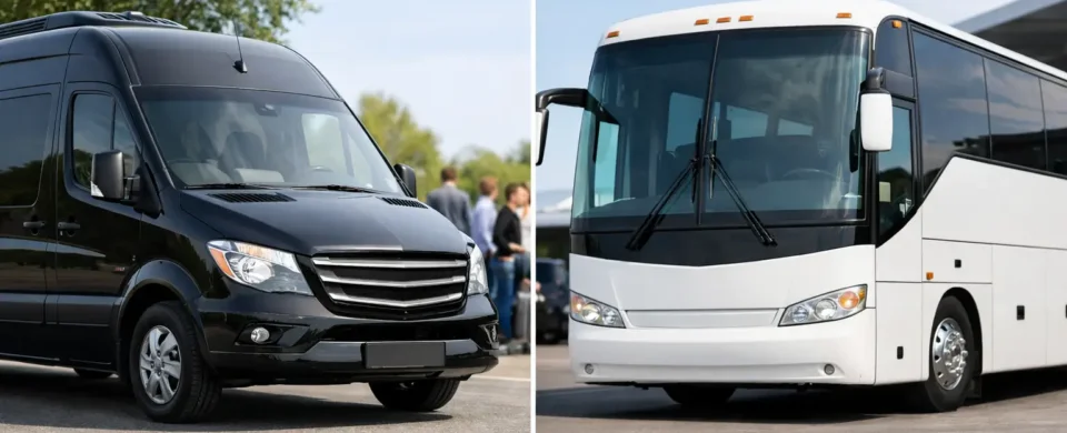 Sprinter Van Versus Charter Bus for Groups